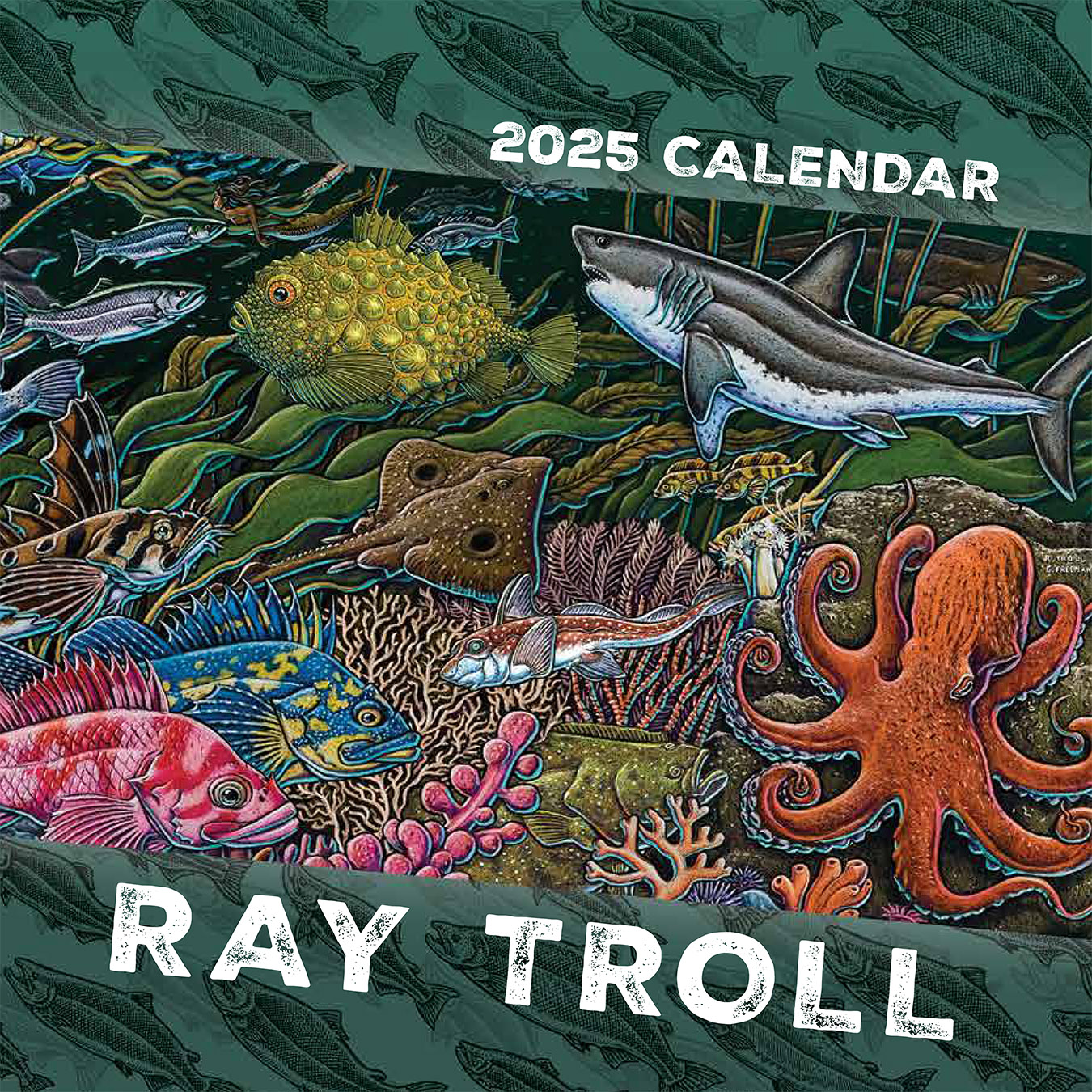 RAY TROLL 2025 CALENDAR Troll Art