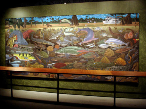 Fishes of Amazonia mural
