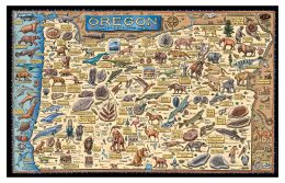 FOSSIL MAP OF OREGON